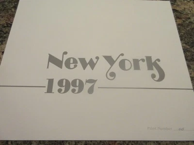 1997 Estampa de selo de pato do estado de Nova York mais selo NH na pasta original - Imagem 1 de 3