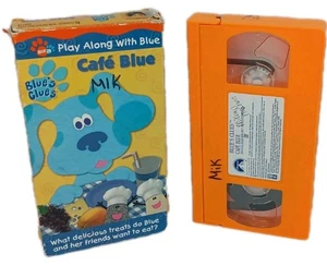 VTG VHS Blues Clues Cafe Blue 2001 Nickelodeon Math Restaurant Vocabulary - Imagen 1 de 11