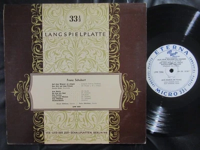 FRANZ SCHUBERT Auf dem Wasser zu singen/10" EP DDR LIED DER ZEIT ETERNA LPM 1006 - Bild 1 von 4