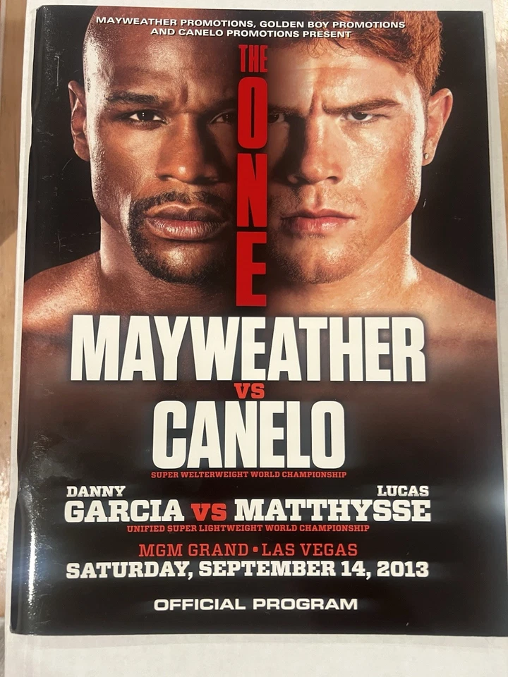 Floyd Mayweather vs Canelo Boxing Program (2013) MGM Grand, Las Vegas - Image 1 of 1