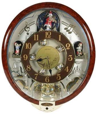 🕰️ Seiko Special Collector’s Edition Melodies in Motion Wall Clock QXM481BRH – - Image 1 of 4