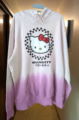 New With Tags Authentic Hello Kitty Sweatshirt Ombre Pink - Purple XL 46-48 Cozy - Image 1 of 4