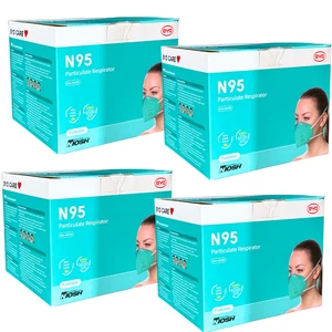 BYD CARE N95  CASE of 80 PCS Foldable Respirator Masks Individually Sealed - Picture 1 of 3