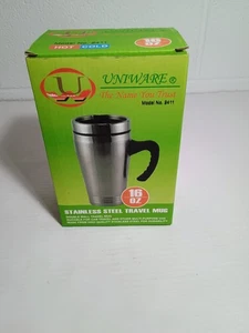 Uniware stainless steel travel mug 16 oz new open box - Picture 1 of 8