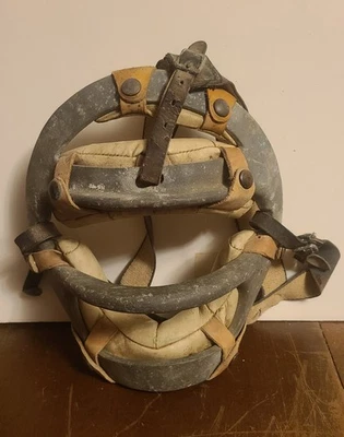 Vintage Cast Aluminum & Leather Baseball Catchers Umpires Mask PICS NICE !! - Image 1 of 4