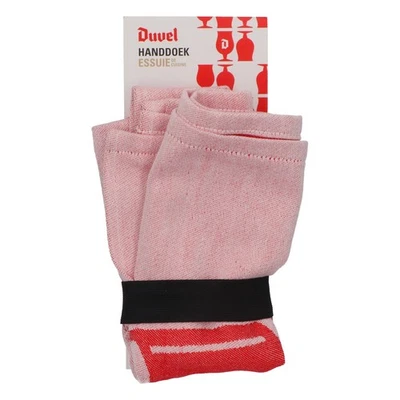 Duvel Bier Barhandtuch Bartowel Küchenhandtuch 69x49 cm pink