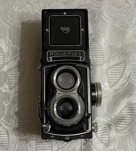 Rolleiflex Model-T Camera 1:3.5 f75mm Lens Franke & Heidecke Carl Zeiss - Picture 1 of 10