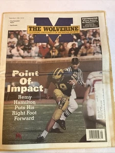 1995 Wolverine U of M University Of Michigan newspaper NCAA Remy Hamilton - Picture 1 of 18