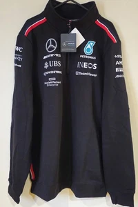 Mercedes AMG Petronas F1 2023 Team 1/4 Zip Sweatshirt Mens XL New With Tags  - Picture 1 of 10