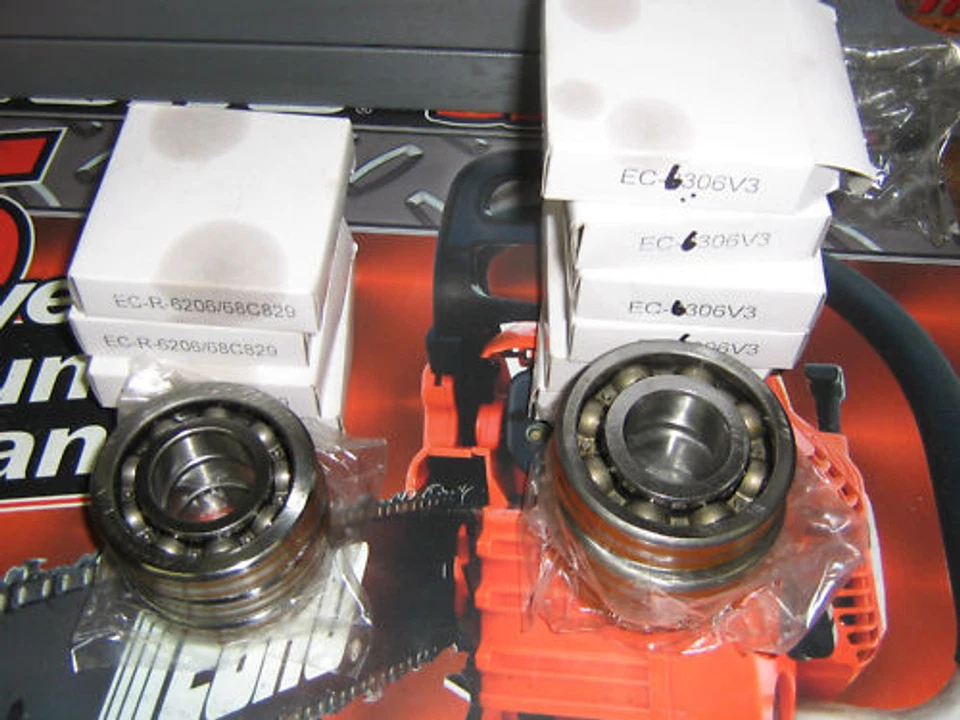 rupp nitro l/c 440 1977-8 lc  crank bearingset 6 peices - Image 1 of 1