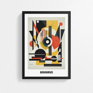 Bauhaus Style Masterpiece: Stunning Poster Print for Modern Interiors Wall Decor - Picture 1 of 13