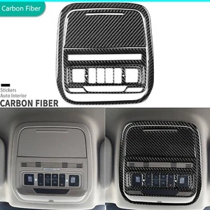 5Pcs Real Carbon Fiber Roof Reading Light Panel Cover For Ford Explorer 2020-23 - Picture 1 of 21
