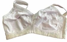 PLAYTEX 18 Hour Bra White Lace No Wire Size 44D Satin