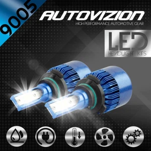 AUTOVIZION 9005 HB3 H10 LED headlight Kit Cree 388W 38800LM 9140 9145 6000K Bulb - Picture 1 of 1