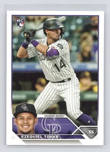 2023 Topps Ezequiel Tovar Colorado Rockies RC - Picture 1 of 2
