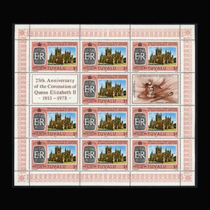TUVALU, Sc #84, MNH, 1978, S/S, Hereford Cathedral - Picture 1 of 1