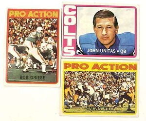 1972 Topps Football Cards - HOF Stars RC - U-Pick