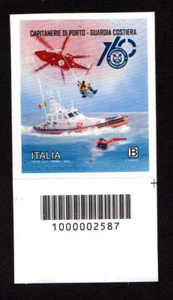 Italia 2025 : Capitanerie di porto e Guardia Costiera - singolo  codice a barre - Bild 1 von 1
