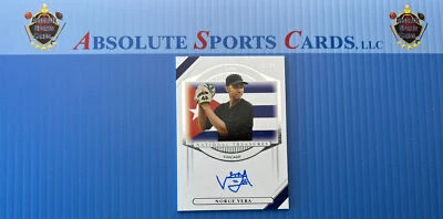 2022 National Treasures Norge Vera | On Card Auto # /99 White Sox - Image 1 of 4
