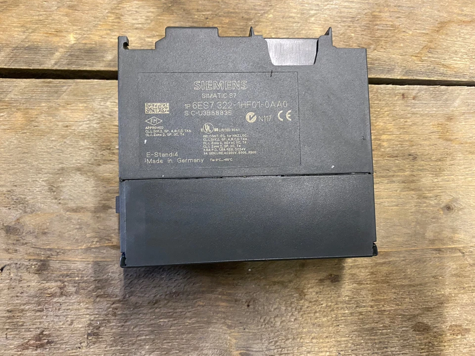 6ES7322-1FF01-0AA0 Siemens Simatic S7 PLC - S7-300 Salida Digital SM 3 - Imagen 1 de 3