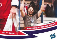 David Krejci, 2023 czech National team card, Boston Bruins