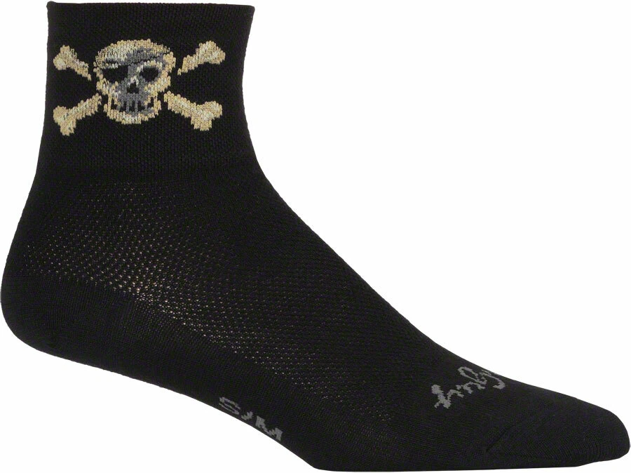 Calcetines clásicos piratas SockGuy | 3 pulgadas | Negros | L/XL Foto 1 de 1