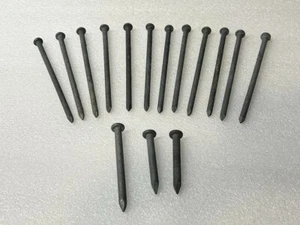 Posten 12+ Stck. 6 Zoll lang Vintage verzinkt 60 Penny gewöhnliche Nägel 60D Spikes NEU ALTER BESTAND - Bild 1 von 10