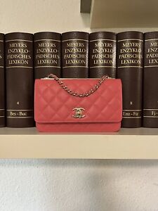 Authentic Chanel WOC Wallet On Chain Tasche Bag 