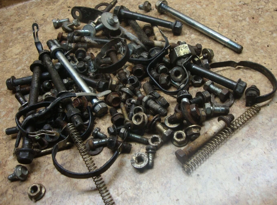 1983 Suzuki LT125 LT 125 Quadro de Corpo Quadrunner Porcas Parafusos Hardware Quad Runner - Imagem 1 de 1