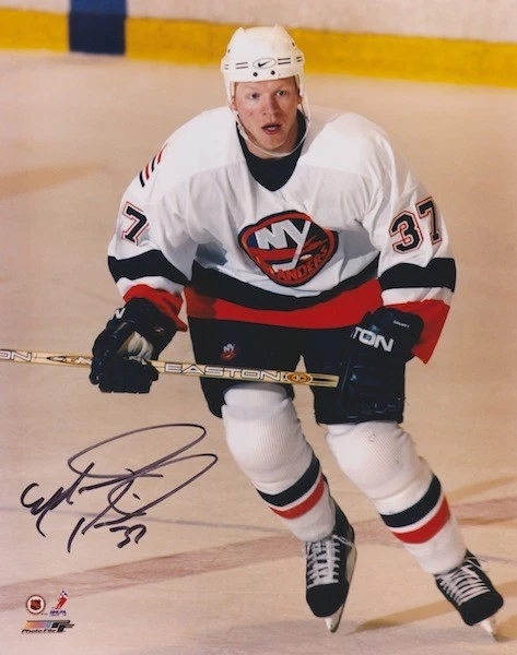 MARK PARRISH Signed NEW YORK ISLANDERS 8X10 Photo w/COA #4 - Image 1 of 1