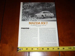 1978 MAZDA RX7 - ORIGINAL ARTICLE - Picture 1 of 3