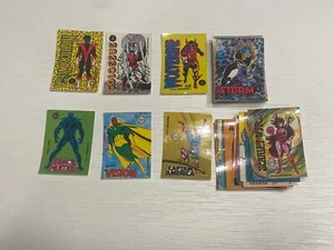 1986 Marvel Universe Sticker Set of 77 Ironman Hulk Hawkeye - Picture 1 of 6