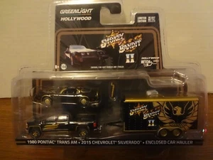Greenlight Hollywood Hitch & Tow Smokey and the Bandit II Chevy Silverado + - Imagen 1 de 2