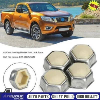 4x Caps Steering Limiter Stop Lock Stock Bolt For Navara D22 400392S610 .· - Изображение 1 из 4
