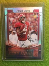 CALVIN RIDLEY ROOKIE CARD RC PRIZM REFRACTOR SP 2018 Elite Football ELITIST #RE8