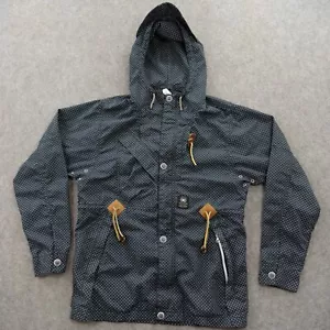 Garbstore of London Jacket Mens Medium Blue Hooded Full Zip Pockets - Picture 1 of 17