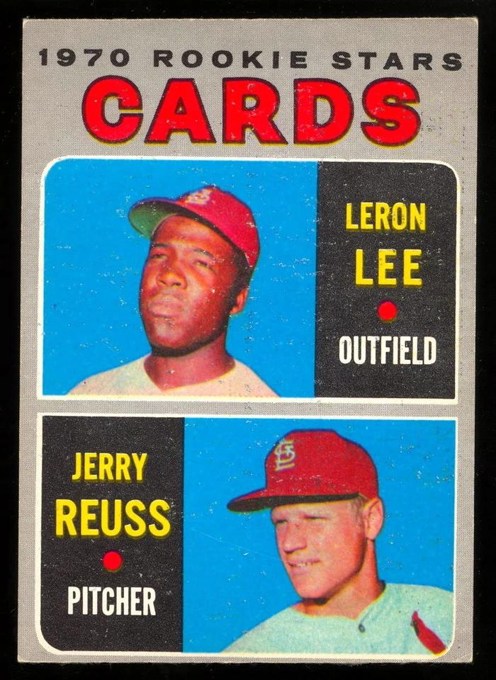 1970 Topps OPC O PEE CHEE Béisbol 96 Novatos Jerry Reuss Leron Lee Ex Cardinals Foto 1 de 1