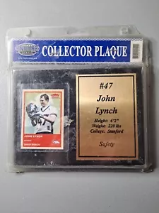 JOHN LYNCH PLACA DE FÚTBOL AMERICANO DENVER BRONCOS NFL - Imagen 1 de 3