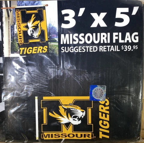 University of Missouri MIZZOU Tigers PREMIUM 3' x 5' FLAG NCAA Football Banner Cover