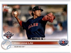 CHIH-JUNG LIU 2022 Topps Pro Debut #PD-89 Salem Red Sox - Picture 1 of 2