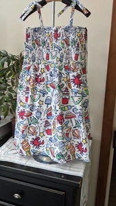 Girls Sundress Sz 10 Seashore Beach Classic Prep Brand - Picture 1 of 8