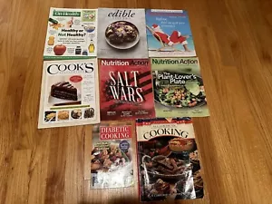 Lot of (8) Cooks Magazines Nutrition Action Cooking Edible East End On Health - Picture 1 of 8