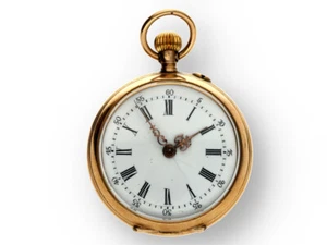 Damen Taschenuhr in 1 Deckel 585 Gelbgold - Bild 1 von 4