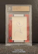 2011 Leaf Ink Cuts Beantown Heroes John Curtis Autograph BGS Authenticated 1/1