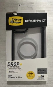OtterBox Defender Pro XT Case for MagSafe for iPhone 14 Plus - Black Crystal - Picture 1 of 1