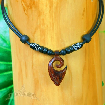 Collar Hombre Mujer Surfer Amistad Cuero Surf Joyería Foto 1 de 4