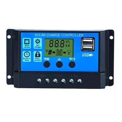 ROBERTAGOR GI STAR CONTROLLER REGOLATORE DI CARICA PANNELLI SOLARI 12V/24V 30A AUTOMATICO PANNELLO