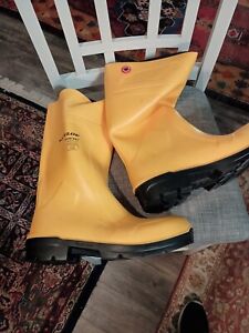 Dunlop Purofort Yellow Foodpro Multigrip Safety Toe Boot Size 14