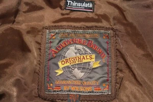 Wilsons Suede Bomber Jacket Size L - Picture 1 of 3