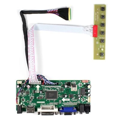 15.6" LCD Display HD VGA DVI LCD Controller Board B156HW01  LP156WF1 - Image 1 of 4